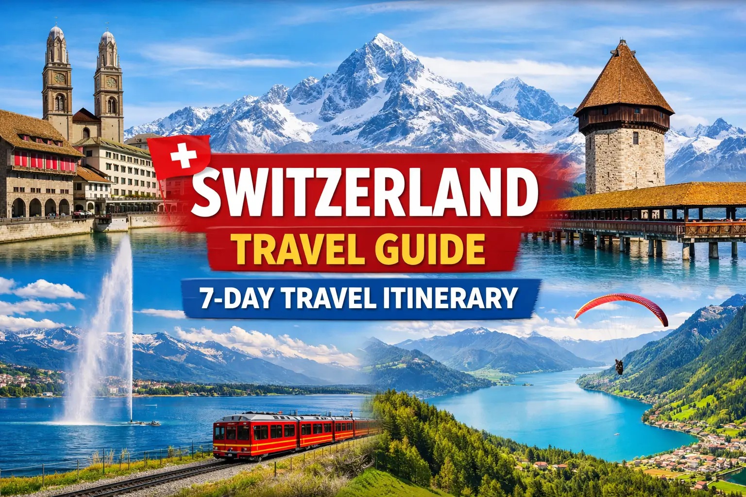Switzerland Travel Guide: A Complete 7-Day Switzerland Travel Itinerary for First-Time Visitors